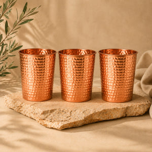 3 Cupper Glasses