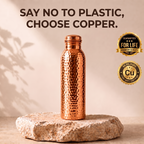 Levarres™ Pure Copper Water Bottle — Handcrafted | Naturally Antimicrobial | 800ml